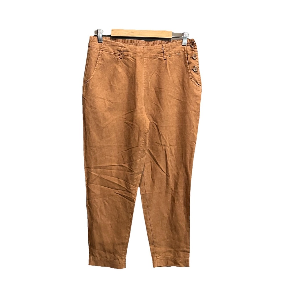 Seasalt‎ Cornwall Brown Nanterrow Trousers Women's Pants Size 8 Petite